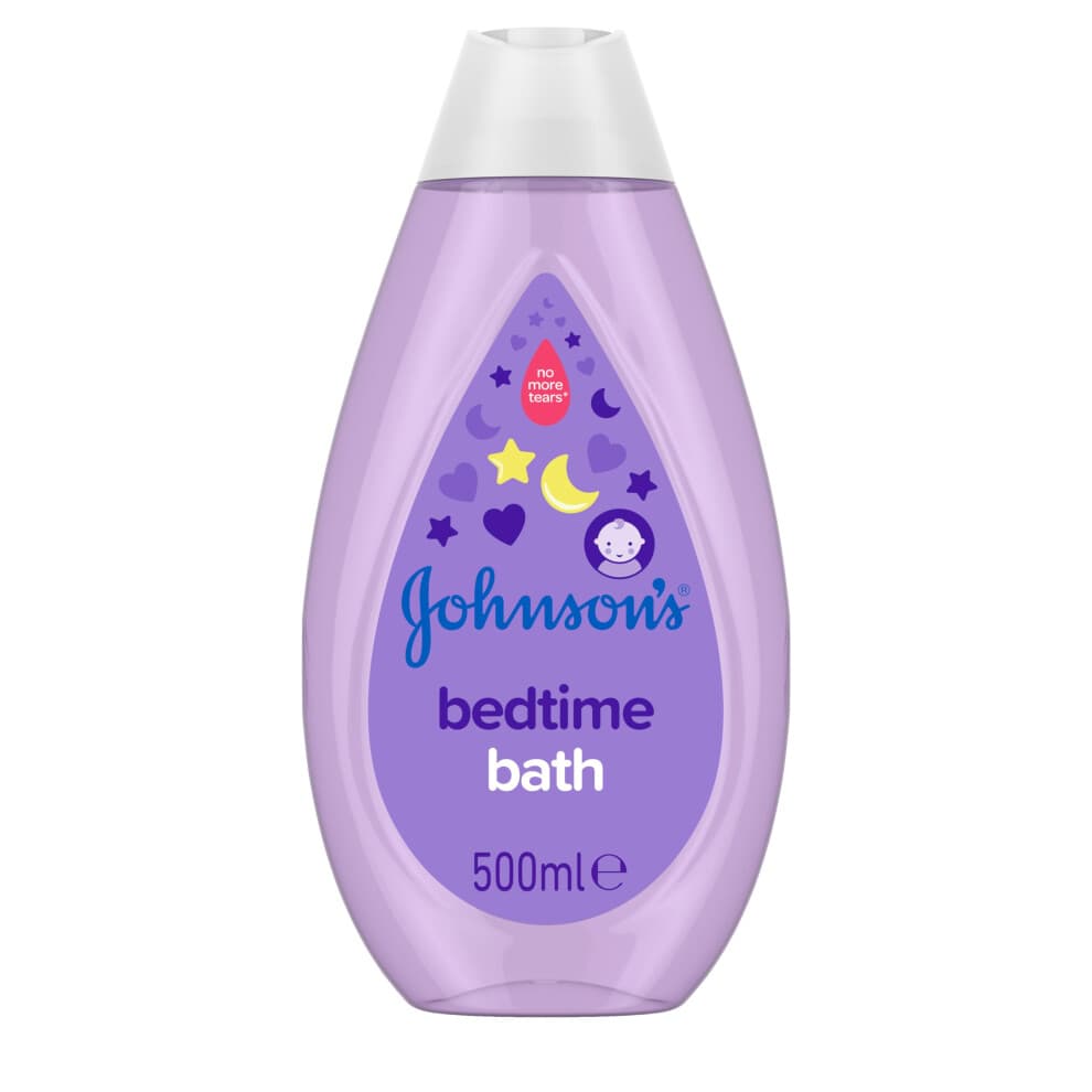 Johnson's Baby Bedtime Bath (1 x 500 ml), Gentle & Soothing Baby Bath to