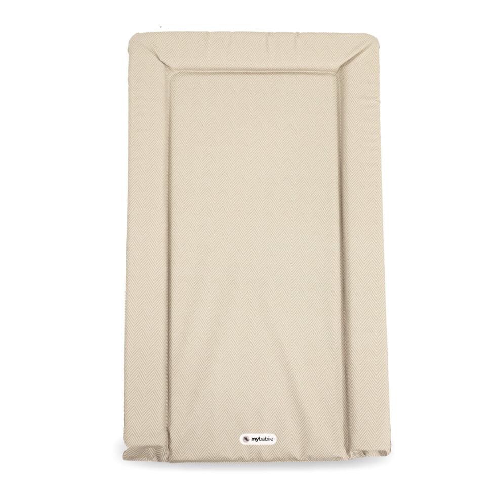 Changing Mat - Oatmeal Herringbone