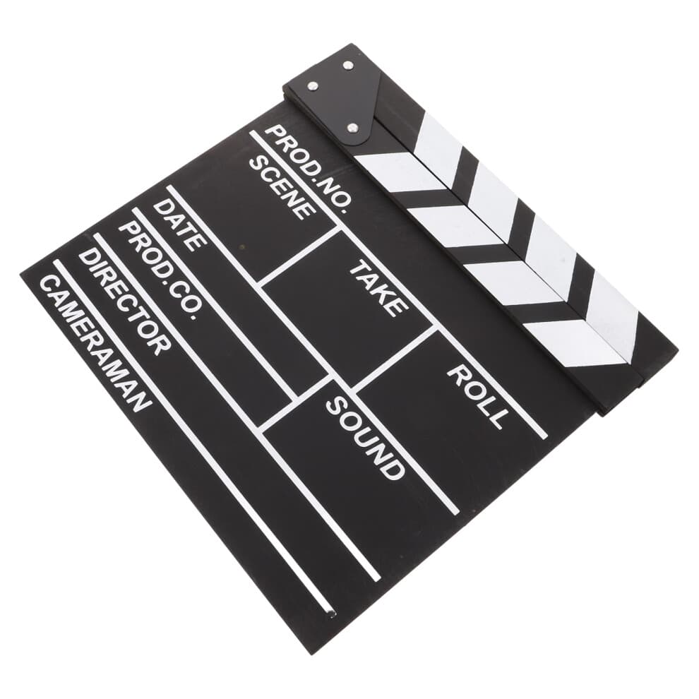 Film Movie Clapboard Clapper Child 30.00x27.00x1.50cm Black