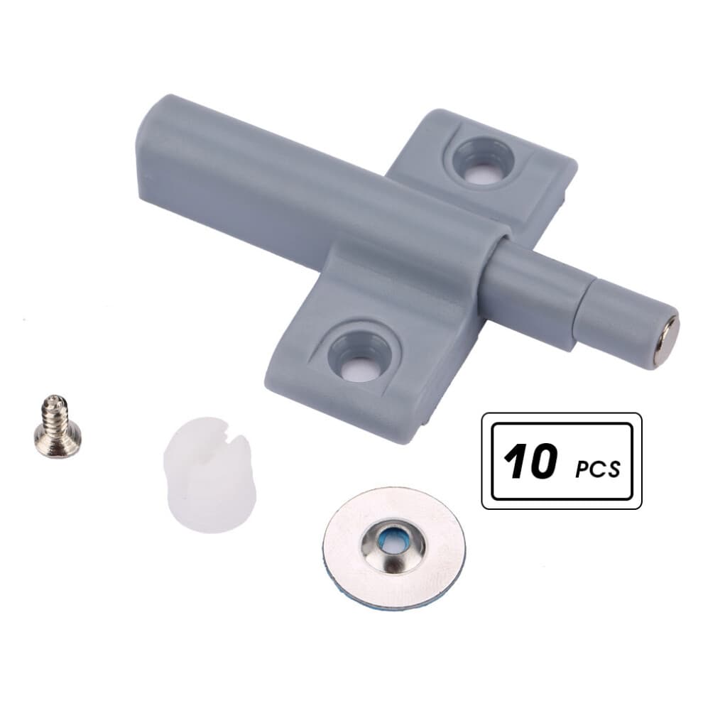 10pcs Magnetic Cabinet Door Catches Buffer Free