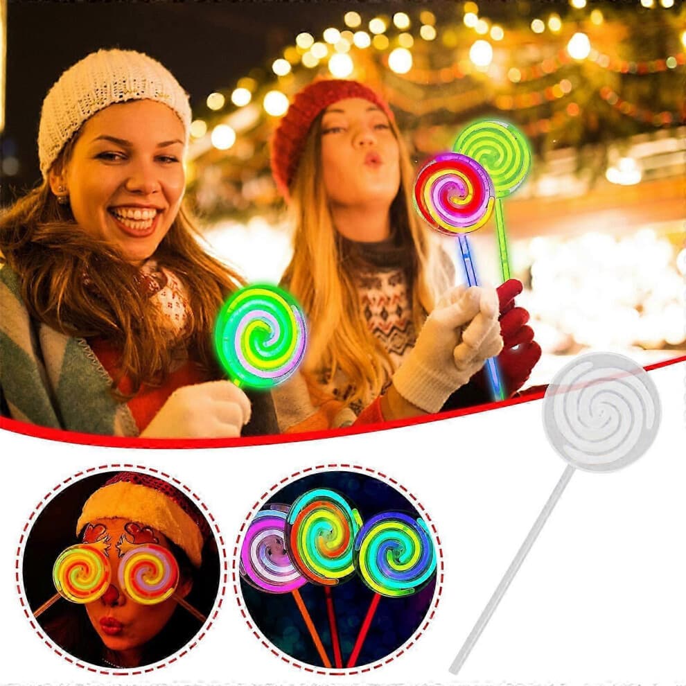 Fluorescent Windmill Lollipops Glow Lollipop Sticks Glow Sticks Glow Party Accessories 5ml