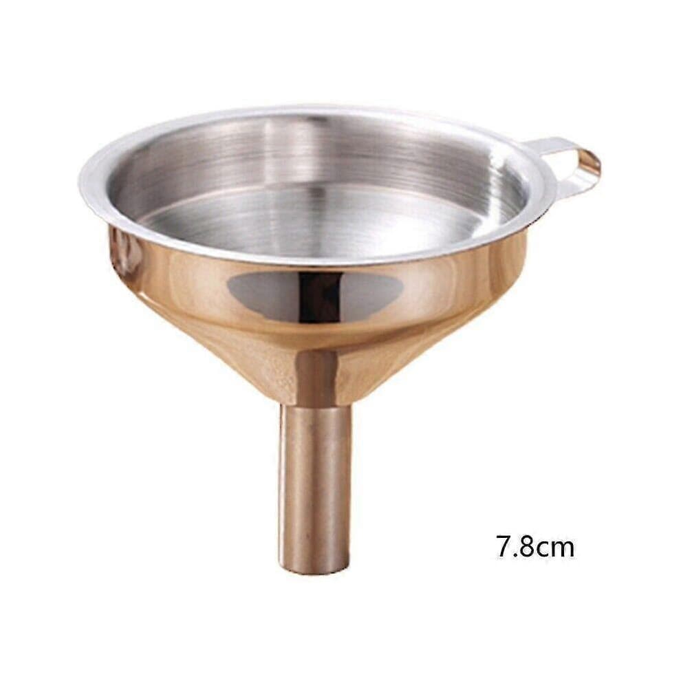 （7.8cm） 1X Best Stainless Steel Funnel with Handle Metal Kitchen Filling Funnel Small