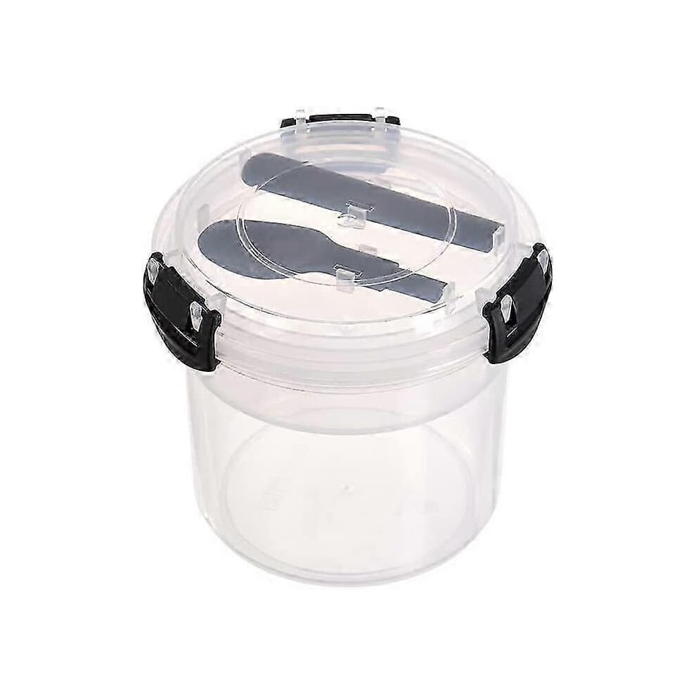 Dessert cups, reusable yogurt containers, parfait cups with locking lids and spoons