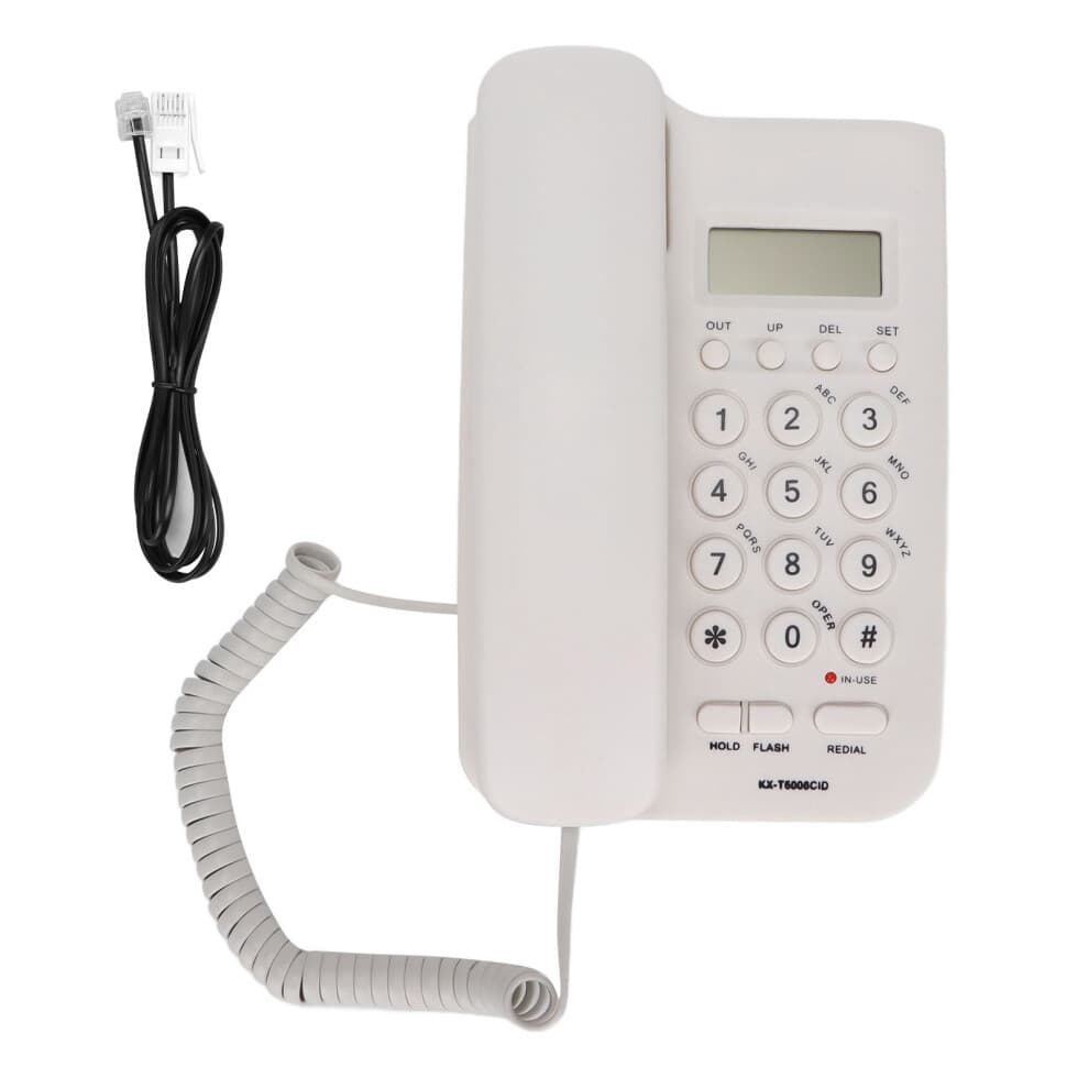 (Black) KXT5006CID Telephone Caller ID Semi Hands Free Office Home Hotel