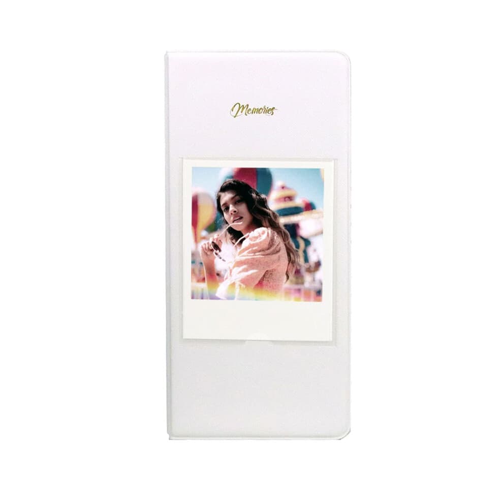 Photo Album For Polaroid 600 Film Camera And Instax Wide 210/300 Cameras, 64 Slots, White