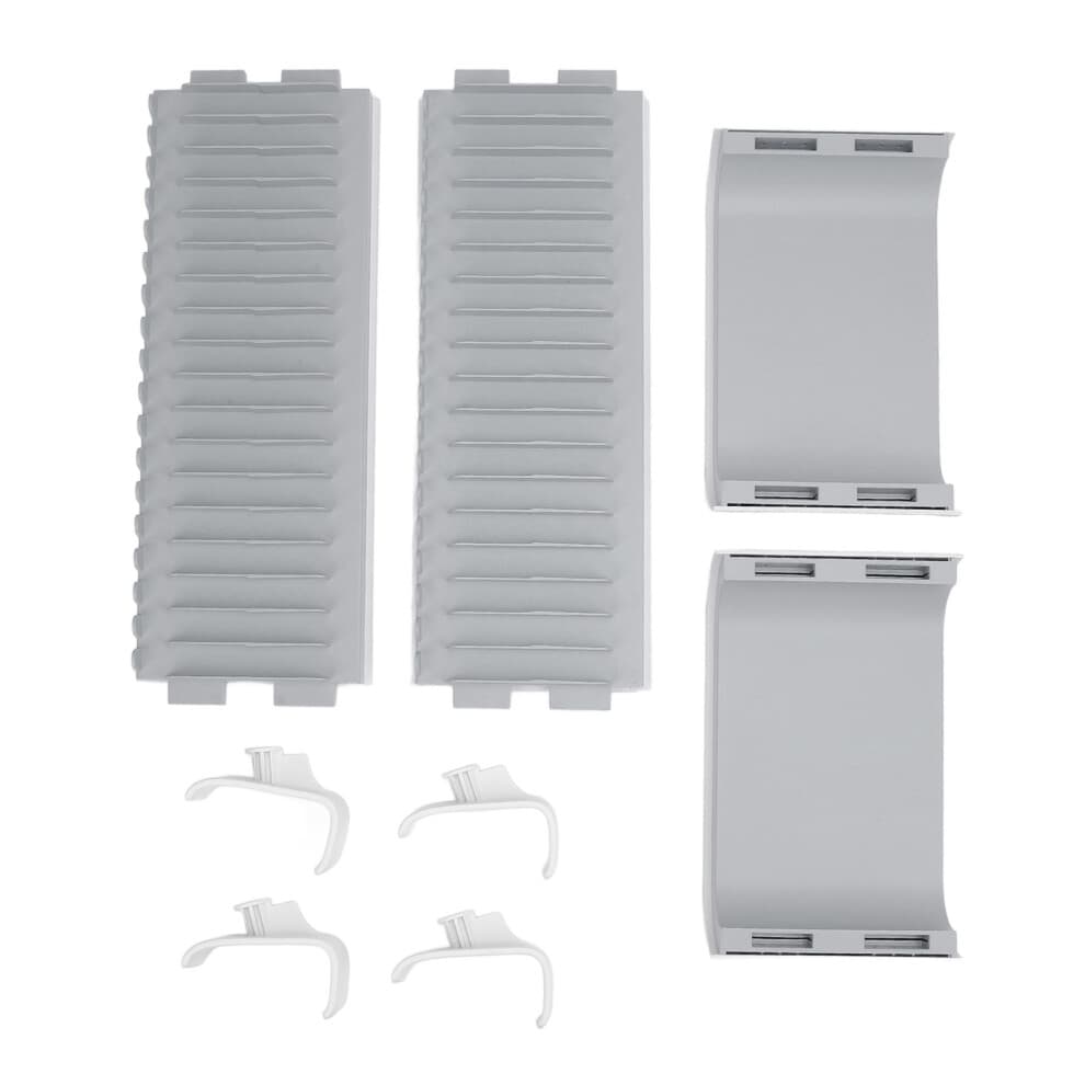 (Grey) Game Storage Tower 18 Slots Minimalist Design for PS White Blue