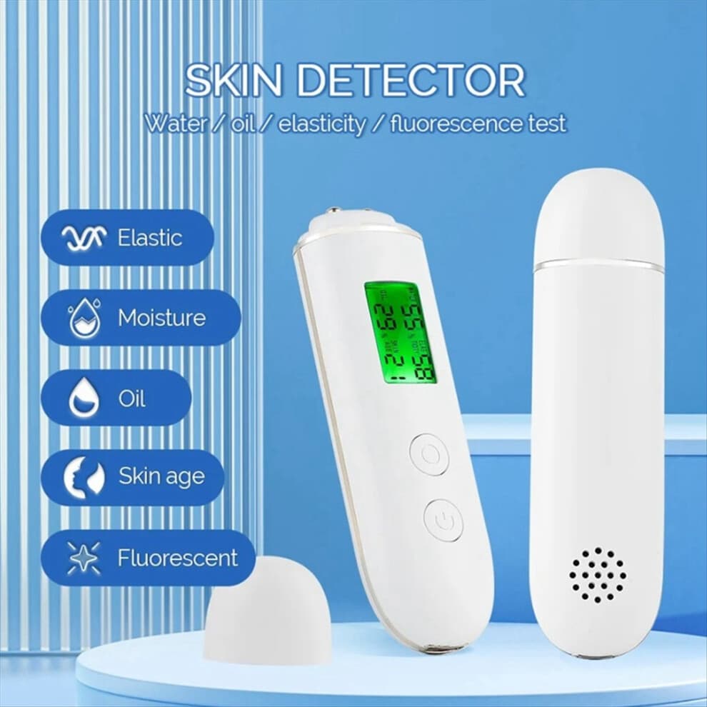 Smart Water and Oil Tester LCD Display Skin Moisture Meter