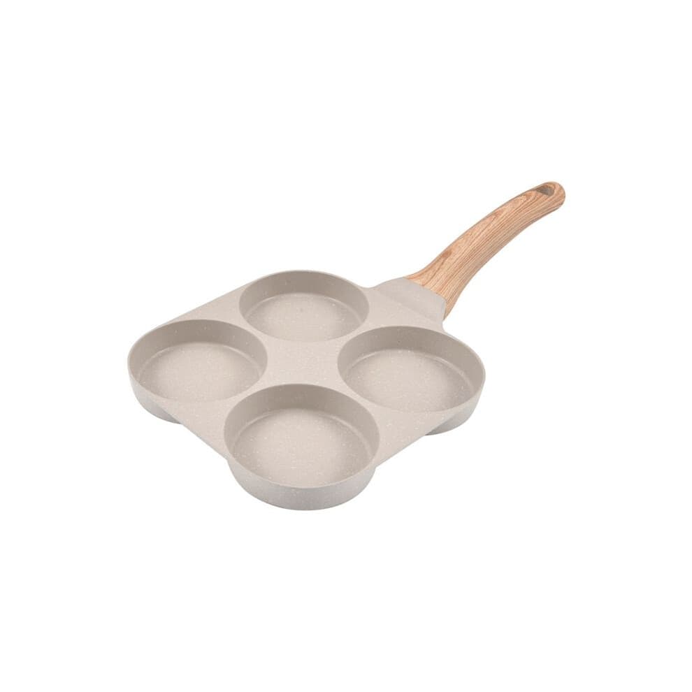 Egg Pan Omelette Pan, 4-Cup Nonstick Egg Frying Pan, Egg Cooker Pan
