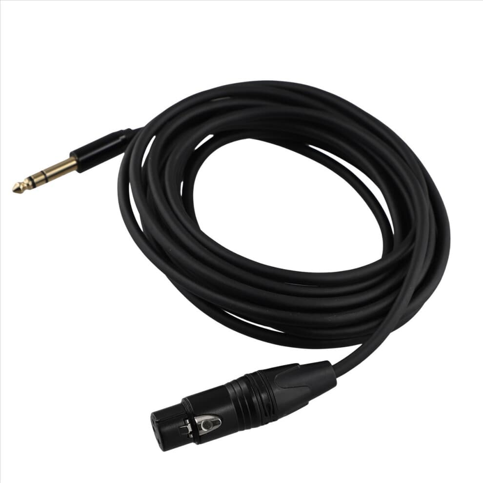 Audio Cable 5 Meters XLR Tap 6.5 to XLR Female Audio Cable