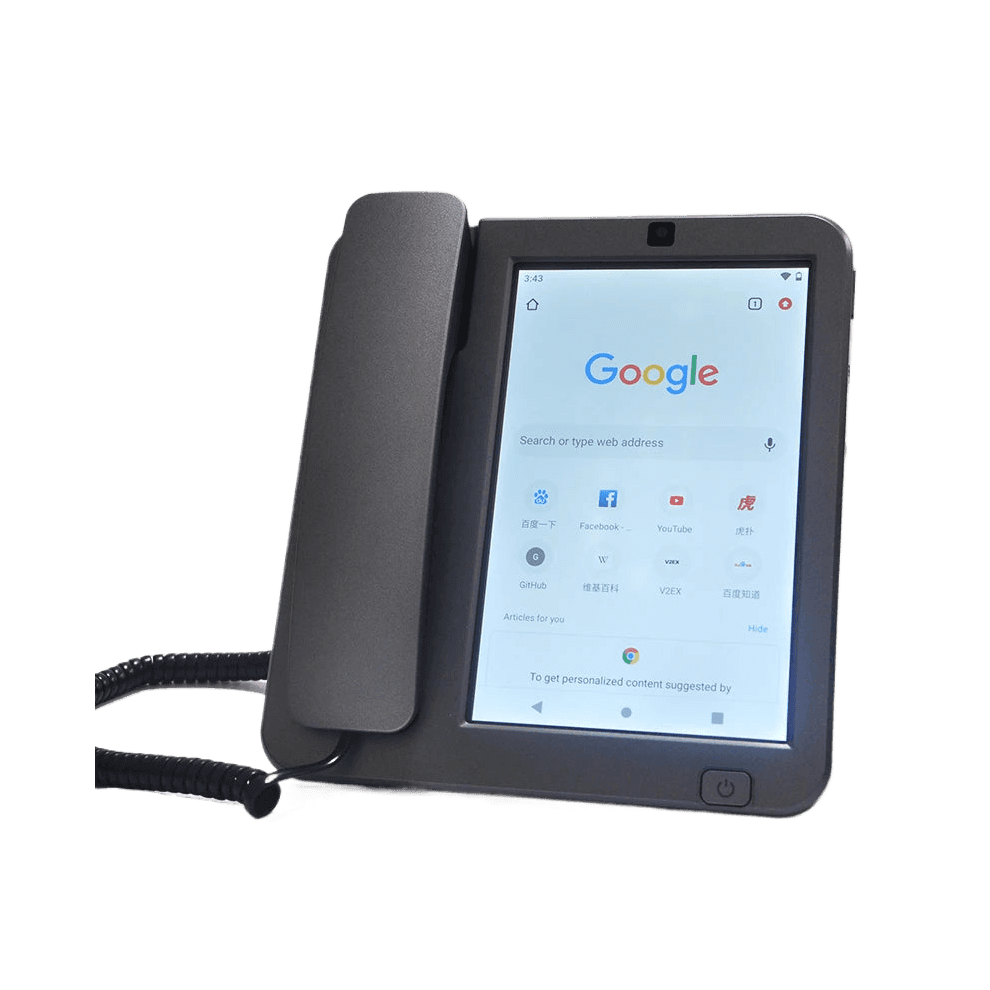 Advanced 2024 4G LTE Android 10 Fixed Wireless Cordless Desktop Phone with VoLTE, WiFi, BT, and Hotspot Features