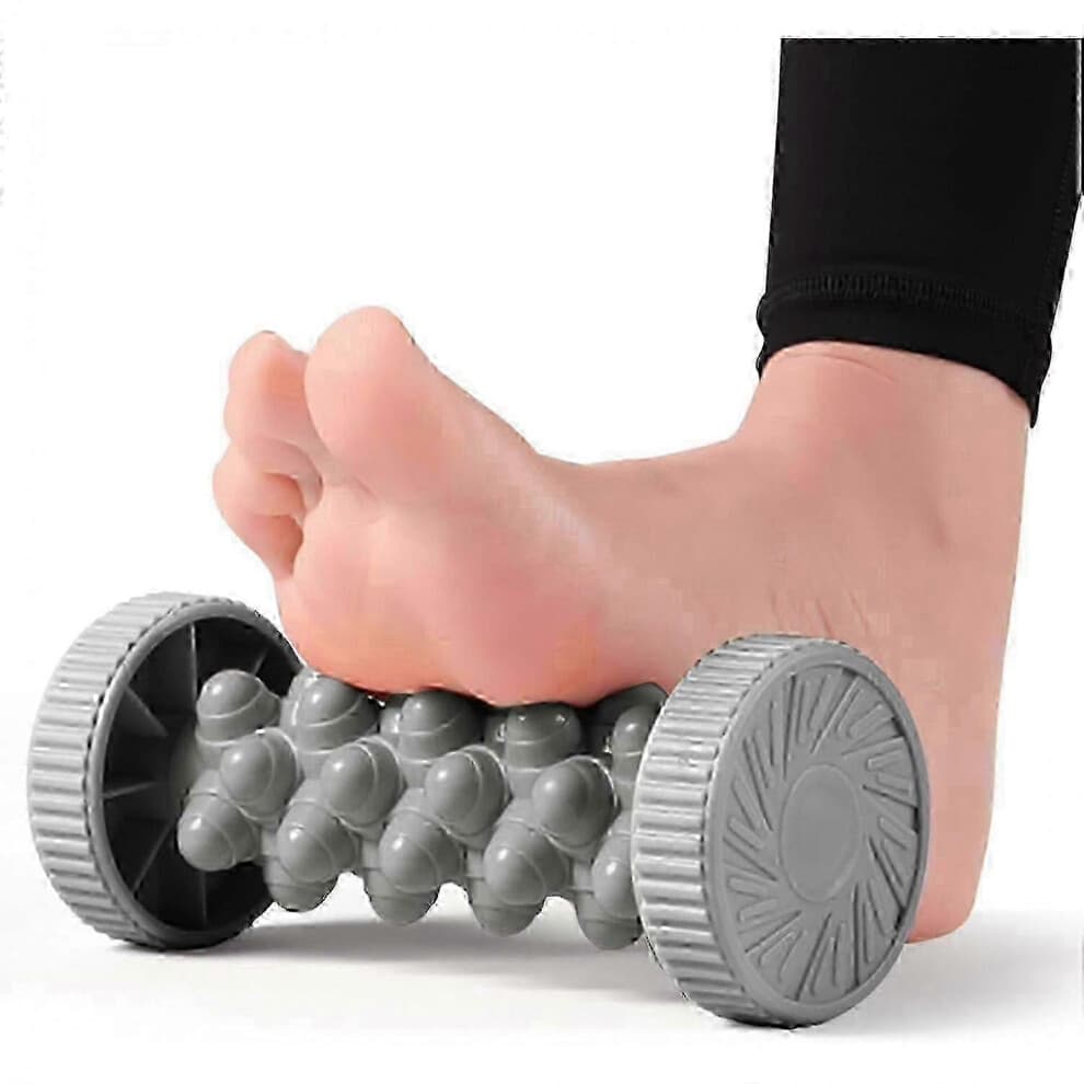 (Pink) Plantar Fasciitis Roller - Deep Tissue Massage Tool for Circulation and Reflexology
