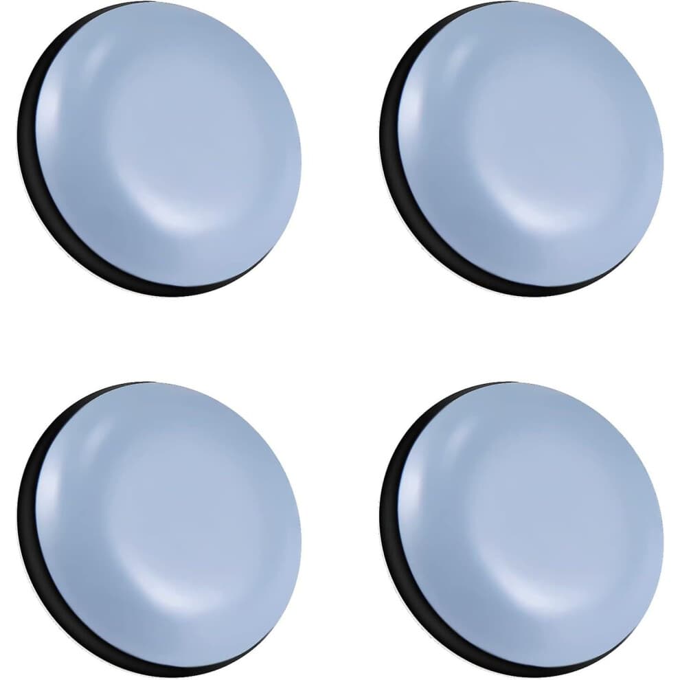 (As show, One size) 4 Pieces Furniture Glides, PTFE Self-Adhesive Furniture Glides, Suitable for Various Smooth Material Floors (Round, 50mm)