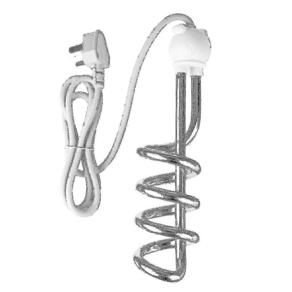 (As show, One size) 3500w Electric Water Heater Stainless Steel Automatic Immersion Heater 220v - Get Hot Water Fast (hs)