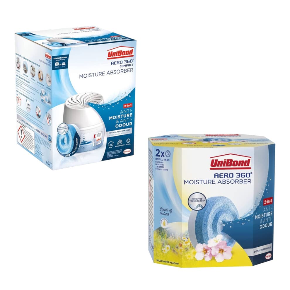 UniBond AERO 360° Device with 3 Moisture Refills