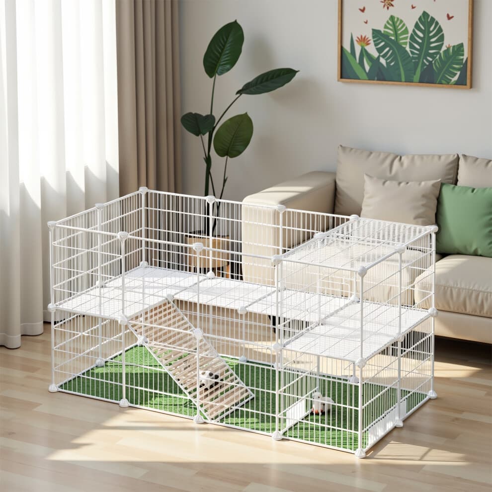 2-Storey DIY Pet Enclosure: Safe, Sturdy, and Customizable