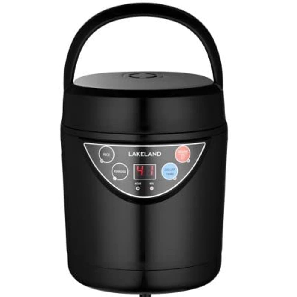 Lakeland 2 Portion Mini Electric Rice Cooker ? 500ml Non-Stick Pan White Or Brown Rice & Porridge