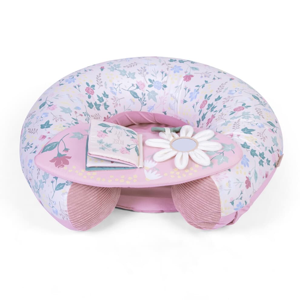 Red Kite Sit Me Up Inflatable Ring - Ring Seat with Play Tray and Activities (Rose & Ivy)