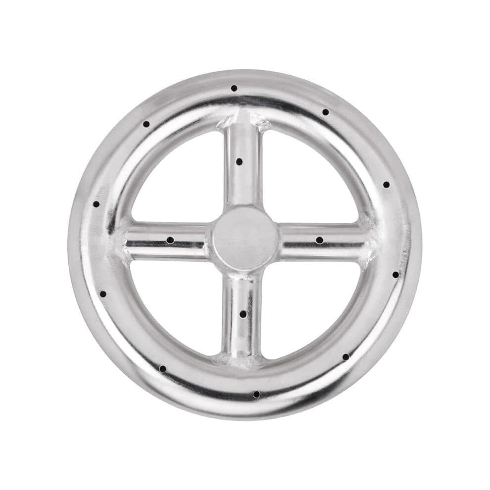 6 Inch Round Fire Pit Burner Ring for Natural Gas & Propane Fireplace Indoor Outdoor