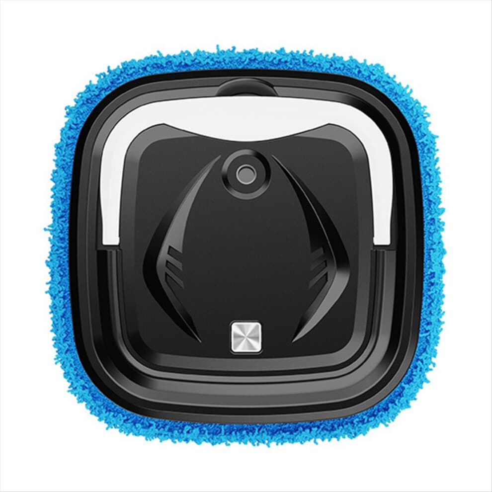 Wireless Intelligent Cleaner Robot Vacuum Rotary Sweeper Powerful Cleaning Humidification Spray Dry Wet Black
