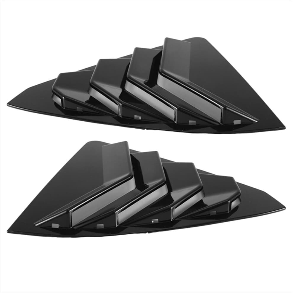 1Pair Car Rear Side Window Louver Cover for ES 350 300H Side Air Vent Scoop Shutter Deflector Trim Cover