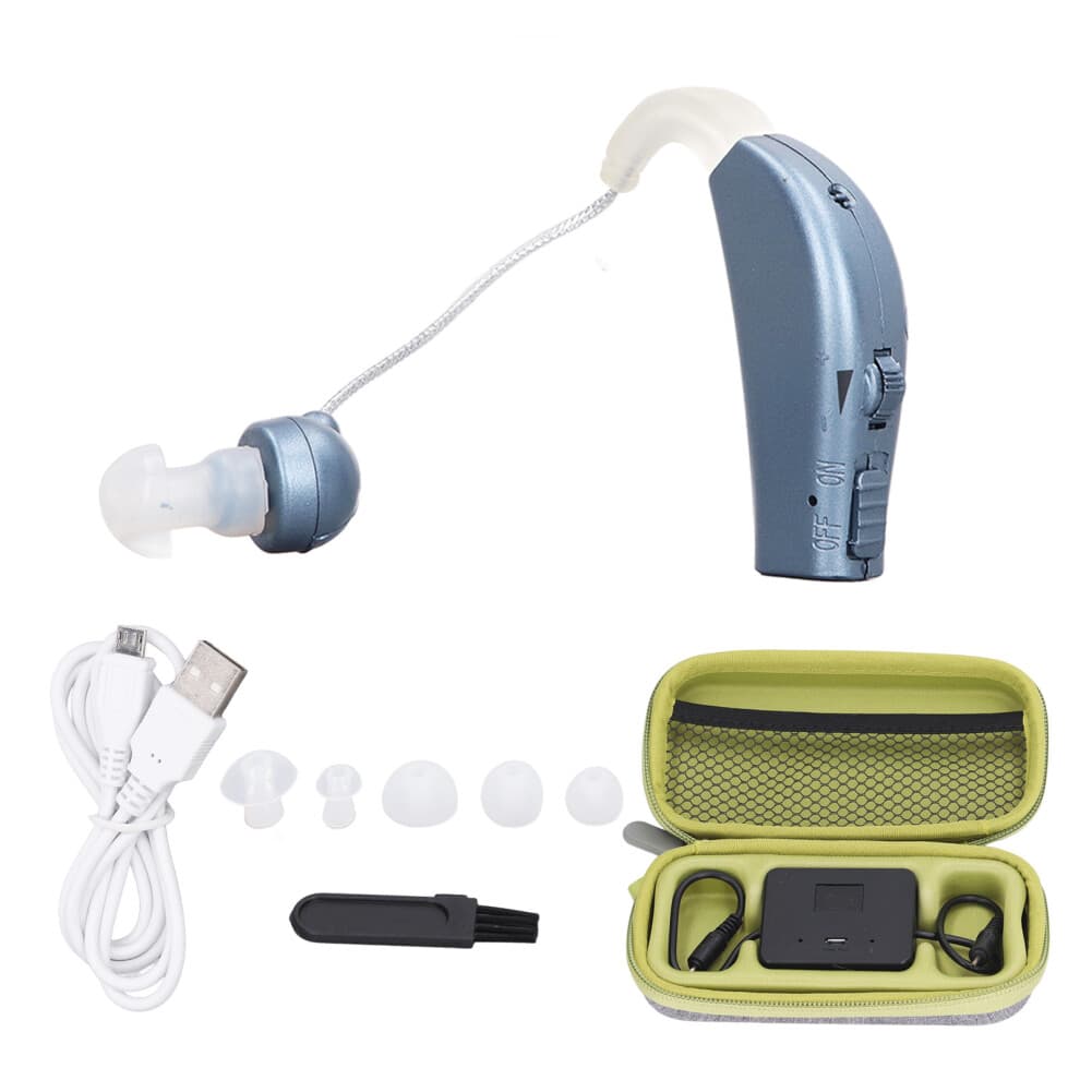 Enabled Hearing Aids, Ergonomic Medical Grade Silicone for Comfort, Digital Hearing Amplifier with Noise Reduction for Seamless Communicatio