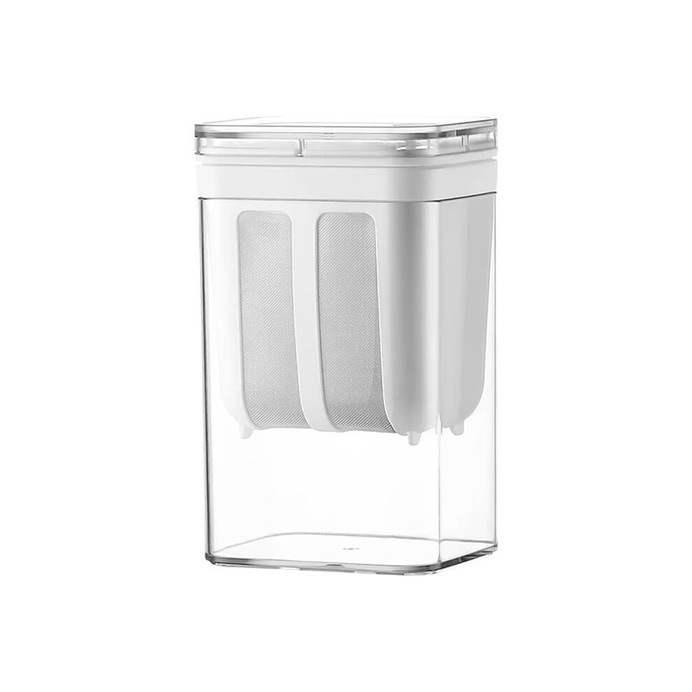 1100ml Yogurt Filter and Strainer Fine Mesh Transparent Box Homemade Screen Cheese Moisture Seperator Maker for Kitchen