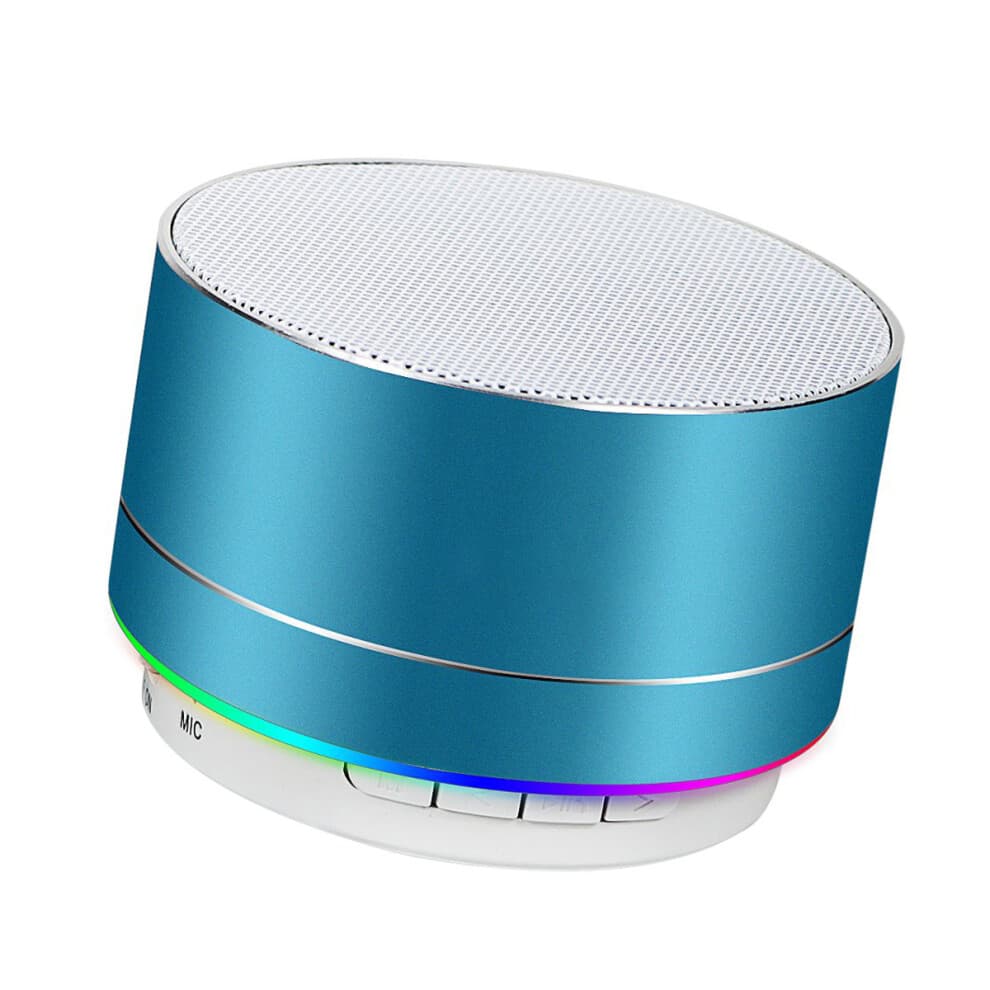 Portable Bluetooth Speakers with Clear Sound, Offering Hands-Free Calls and LED Mood Lights, Perfect for Kayaking and Biking Adventures, Good Quality