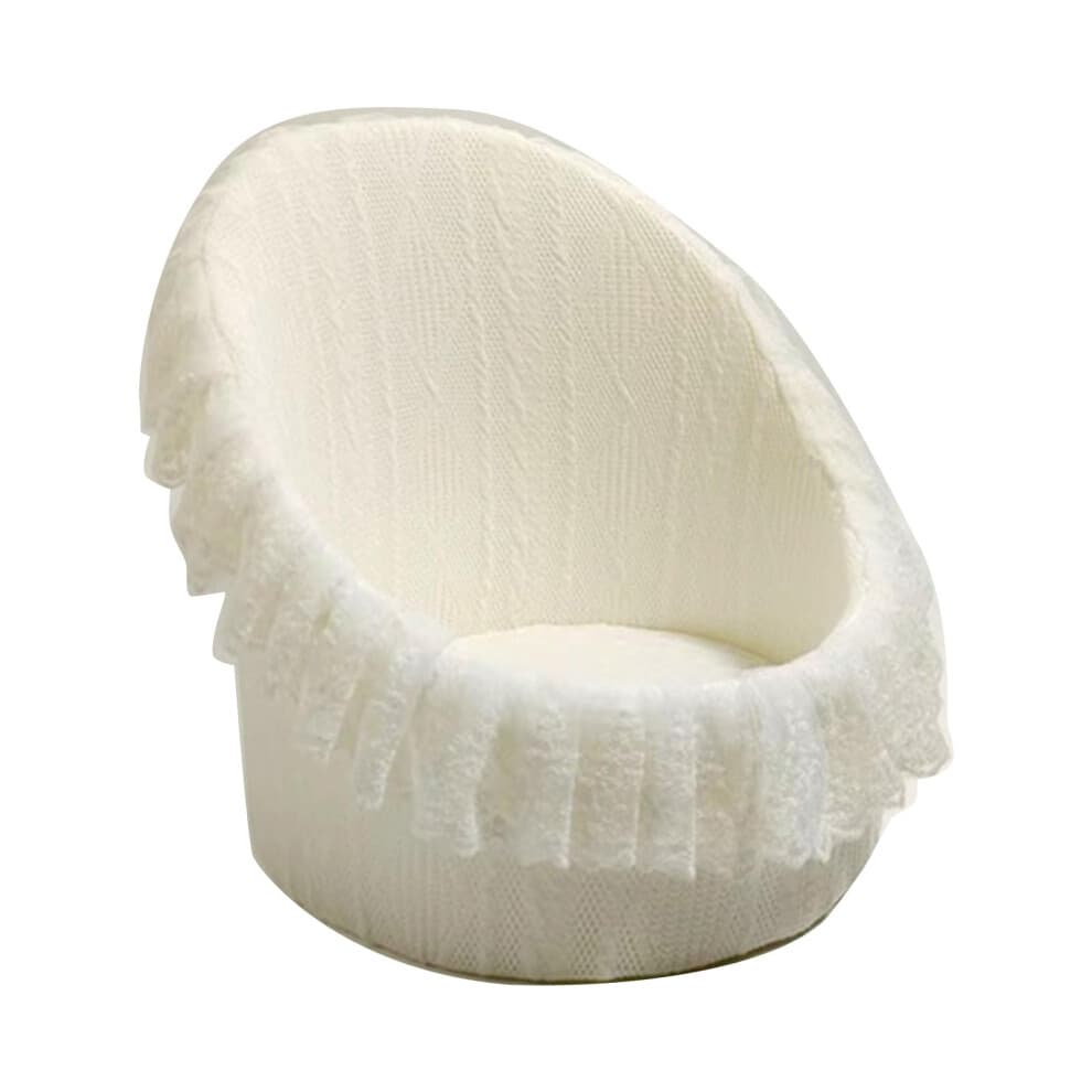 Infant Photo Props Sofa Photostudio Posing Furniture Lace Chair Baby Shower Monthly Celebration Photoshooting Decoration