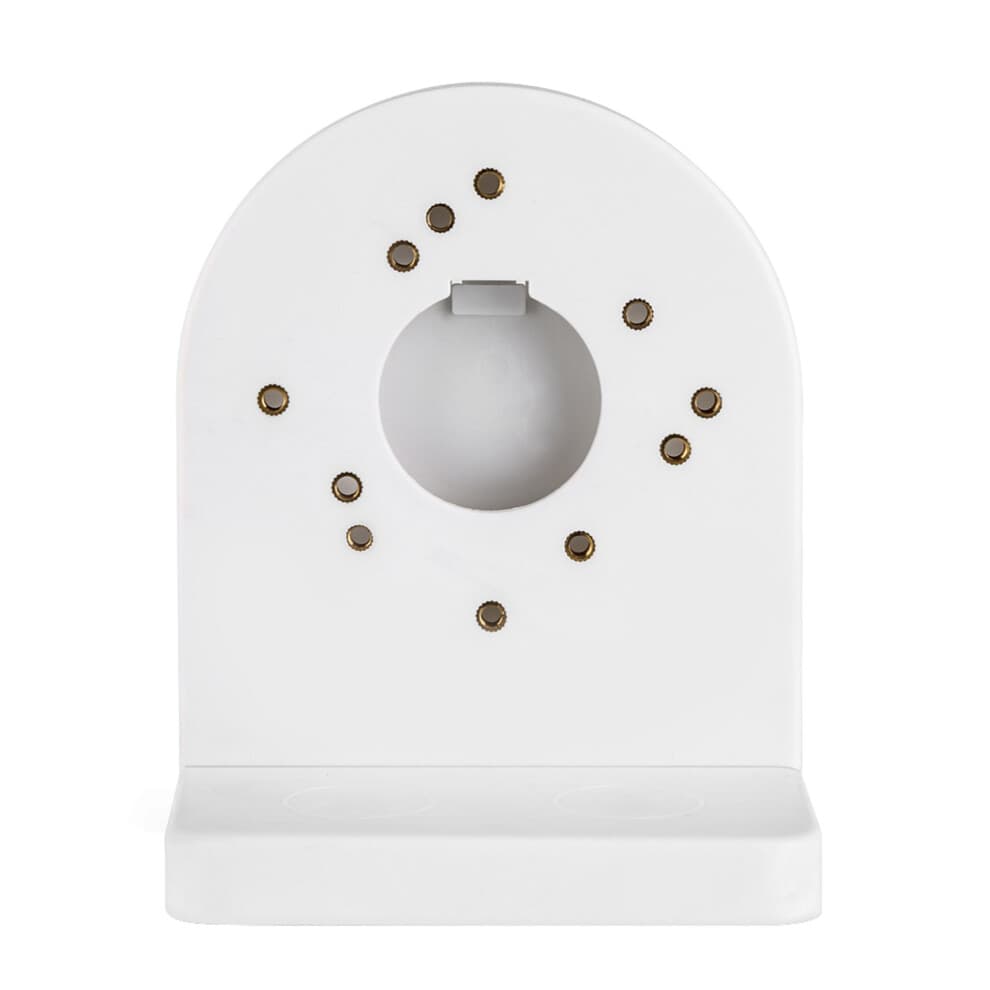 Wall-Mounted CCTV Holder, Easy Installation Bracket Compatible with Most CCTV Cameras, Includes Screws Wall Mount ABS Plastic Security Mount