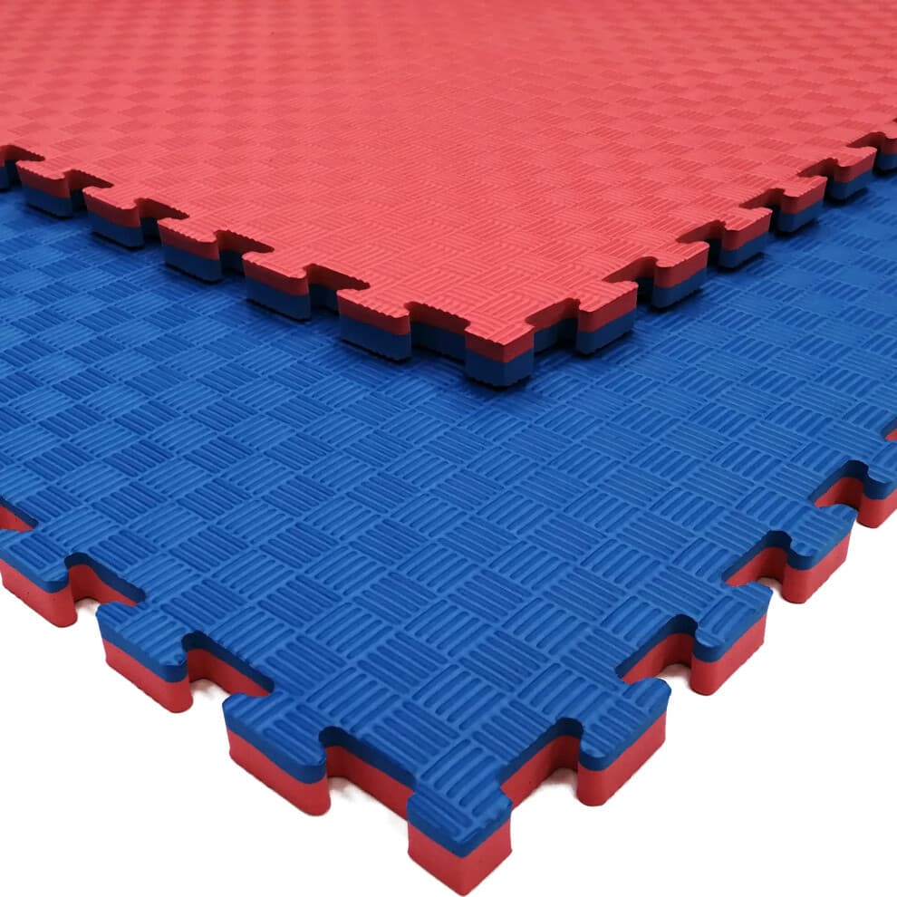 Reversible Mats for Martial Arts, Karate, TKD, Tatami 100 x 100 x 2.5 cm, 1 m