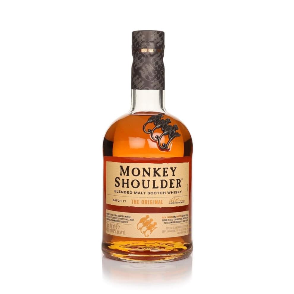Monkey Shoulder Blended Malt Whisky, 70 cl