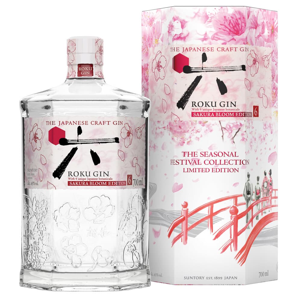 Roku Japanese Craft Gin  Sakura Bloom Edition  700ml