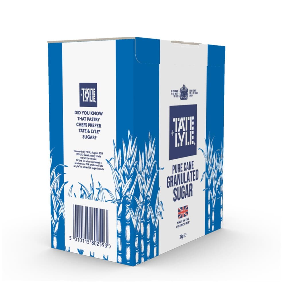 Tate  Lyle  Granulated White Sugar  Versatile Pure White Cane Sugar for Eve