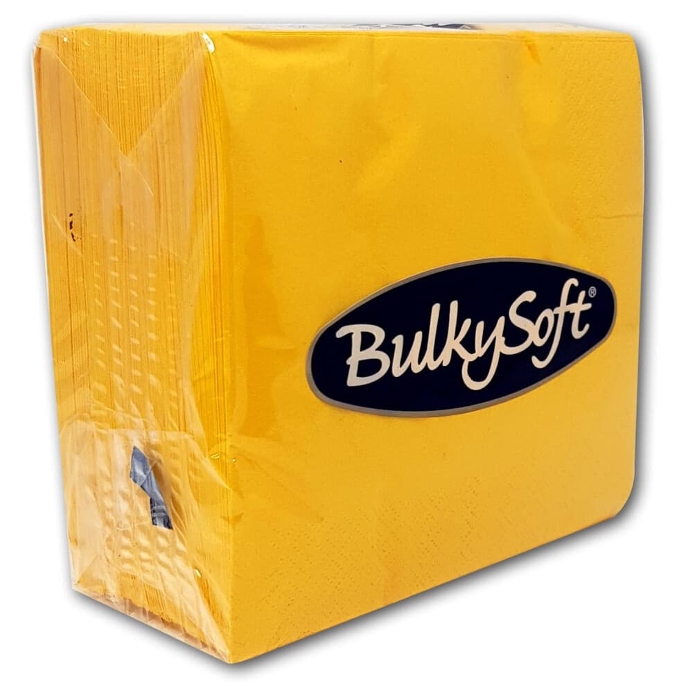 BulkySoft Paper Serviettes 2Ply Solid Colour Soft Napkins for Kitchen Parti