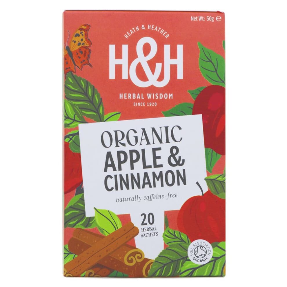 Heath And Heather Apple & Cinnamon 20 bags ( pack of 6 )