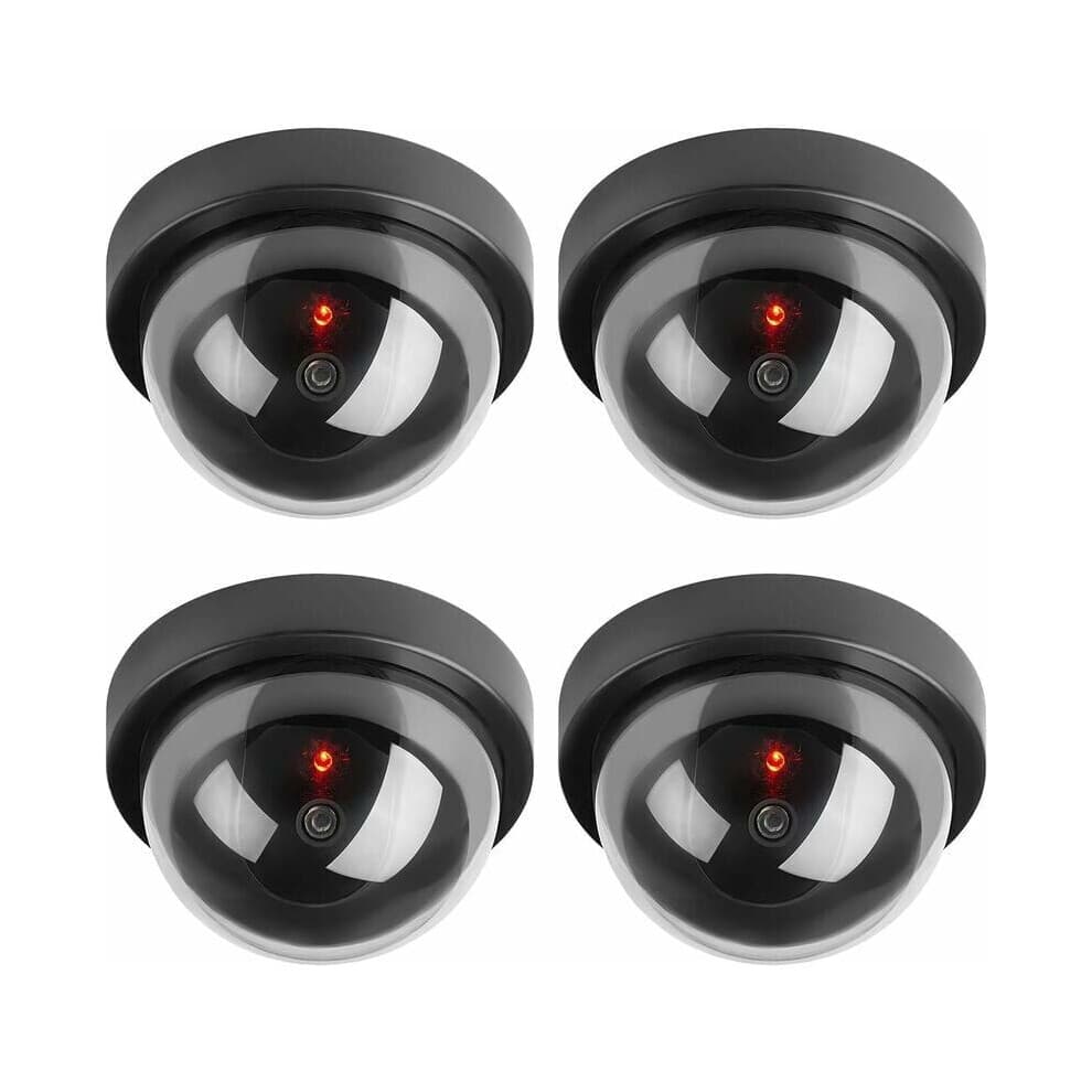 Guardian Phantom Series, Simulation Lens Fake Camera with Easy Mounting for Enhanced Security Presence (4 Pack)