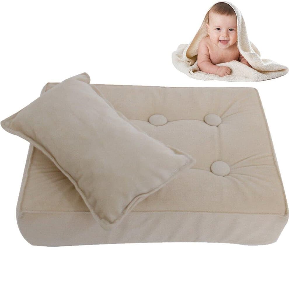 Newborn Photography Props Posing Bedding Set Mattress Pillow Cushion Baby Photo Shooting Props Backdrop For Baby Shower