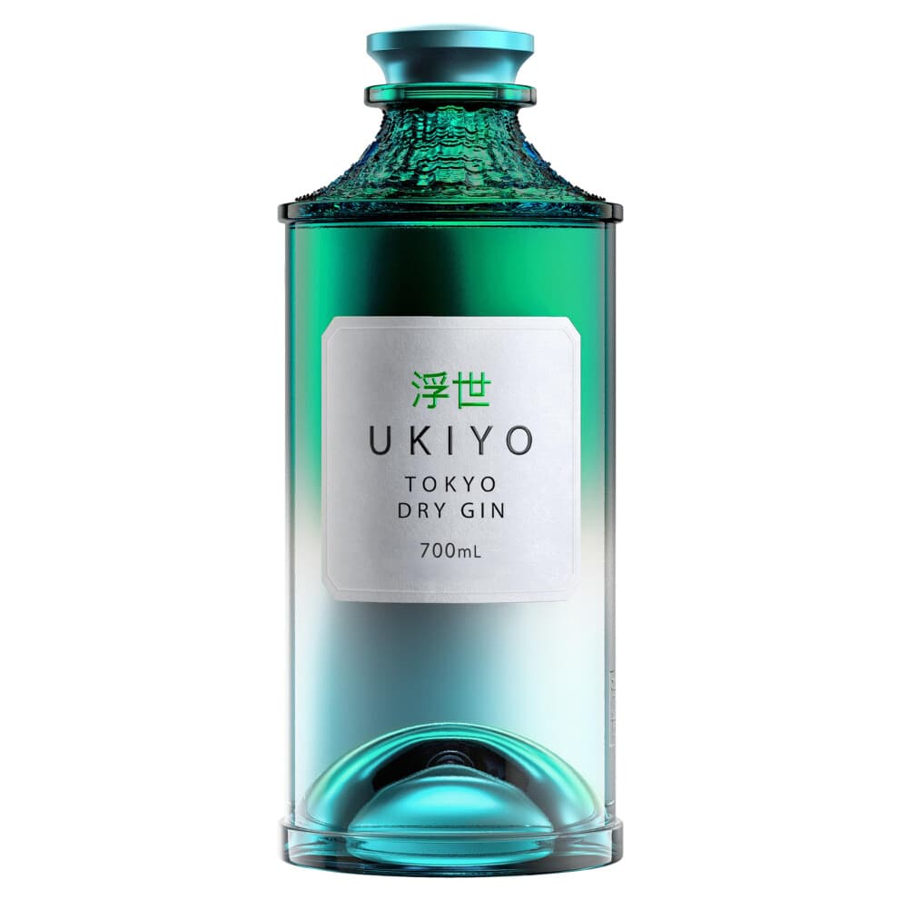 UKIYO Tokyo Dry  Japanese  Craft  Gin  Classic  Yuzu Milan and Sakura  Dist