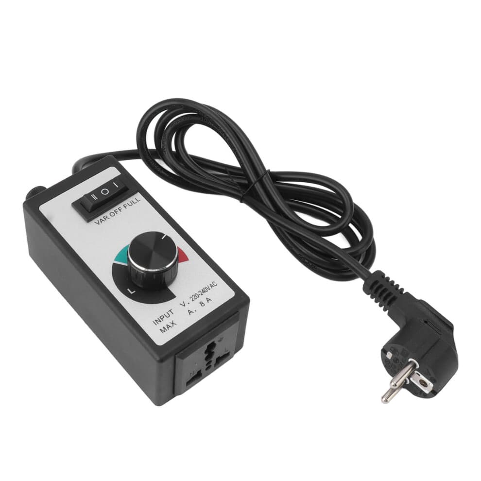 Speed Adjuster for Exhaust Fan and Inline Duct Fans, Safe Operation Variable Speed Controller with 3-Setting Rocker Switch, Energy Saving Fan Speed