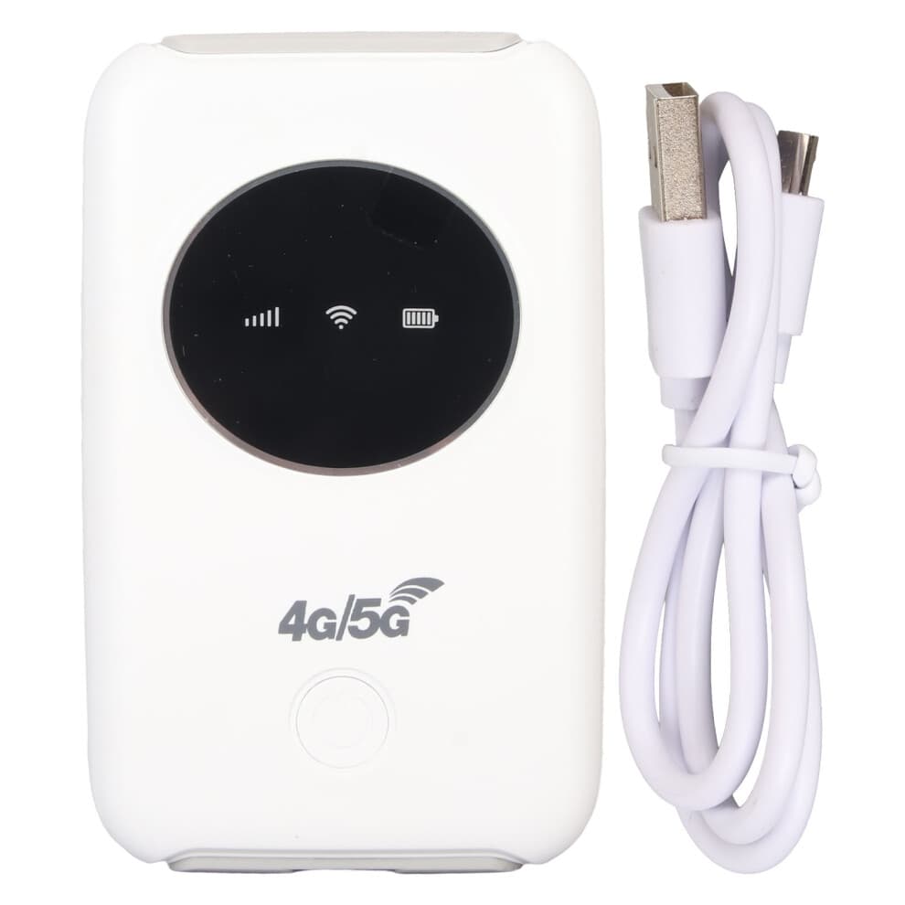 Unlocked 5G Mobile Broadband, High Speed Internet 4G LTE USB Modem with SIM Card Slot, Portable Router Connect Up to 10 Devices Long Lasting Battery