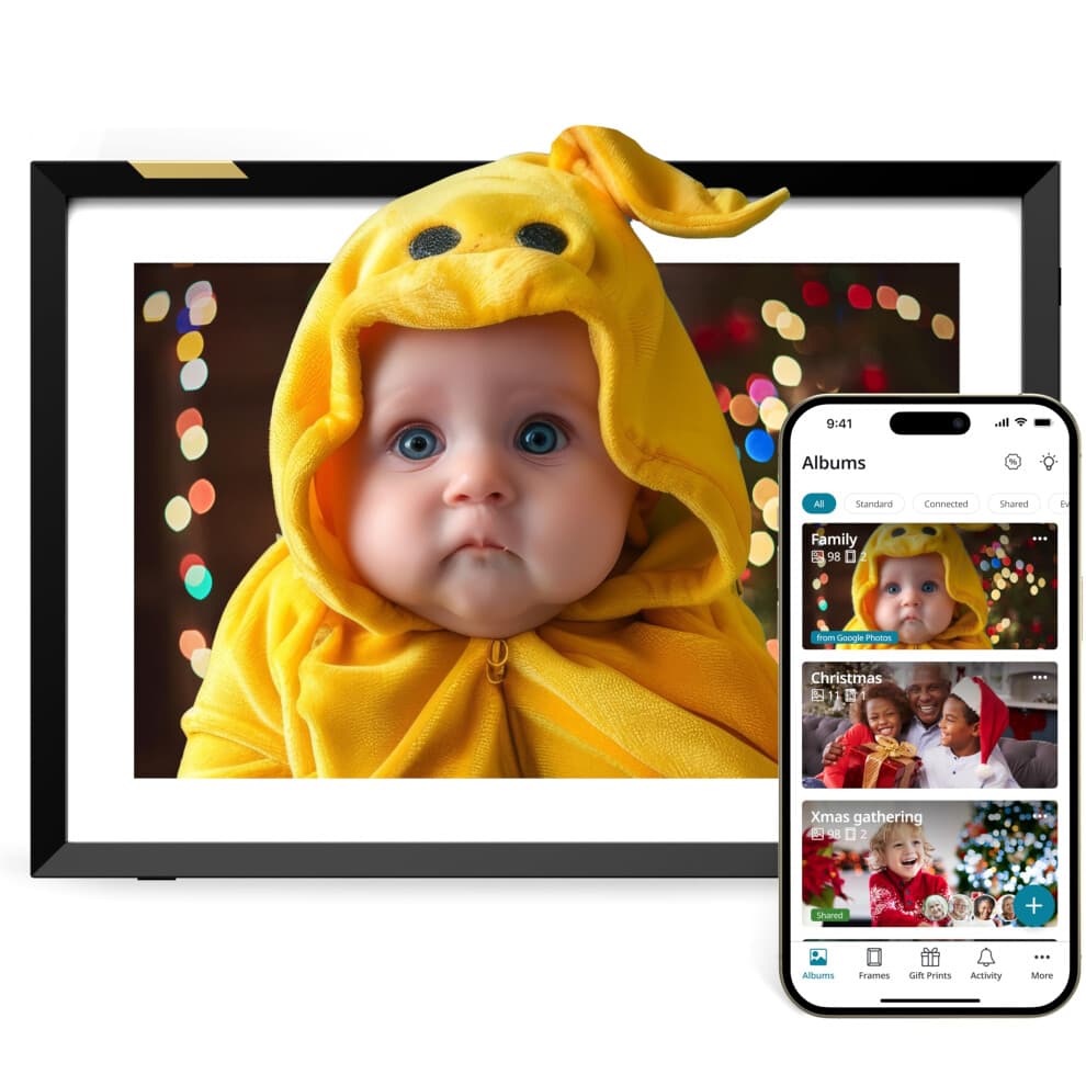 Nixplay Digital Touch Screen Picture Frame - 10.1”