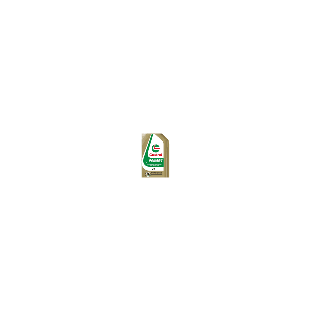 Castrol POWER1 2T Semi Synthetic 2 Stroke Motorcycle Engine Oil 1 Litre 1L