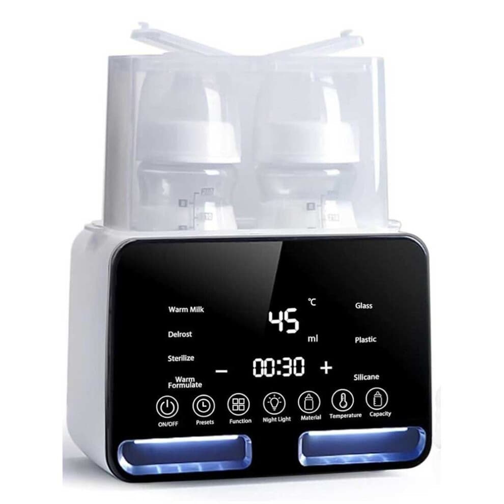 Baby Bottle Warmer Steriliser Fast Milk Warmer & LCD Display & Timer