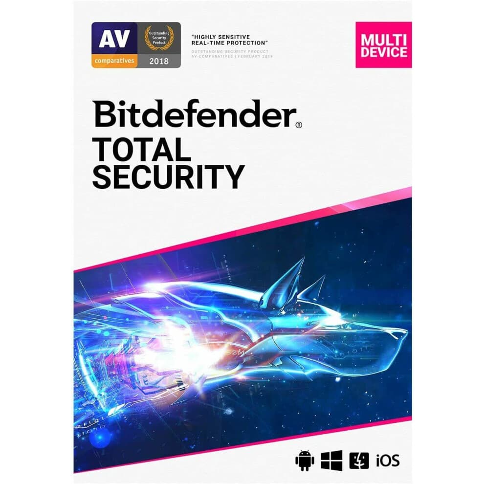 BITDEFENDER TOTAL SECURITY 2026 5 DEVICES FOR 1 YEAR