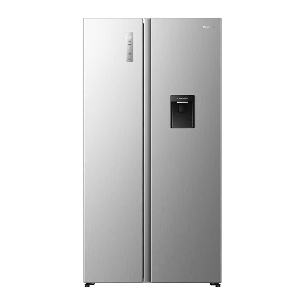 Hisense PureFlat American American Fridge Freezer - Silver - D Rated