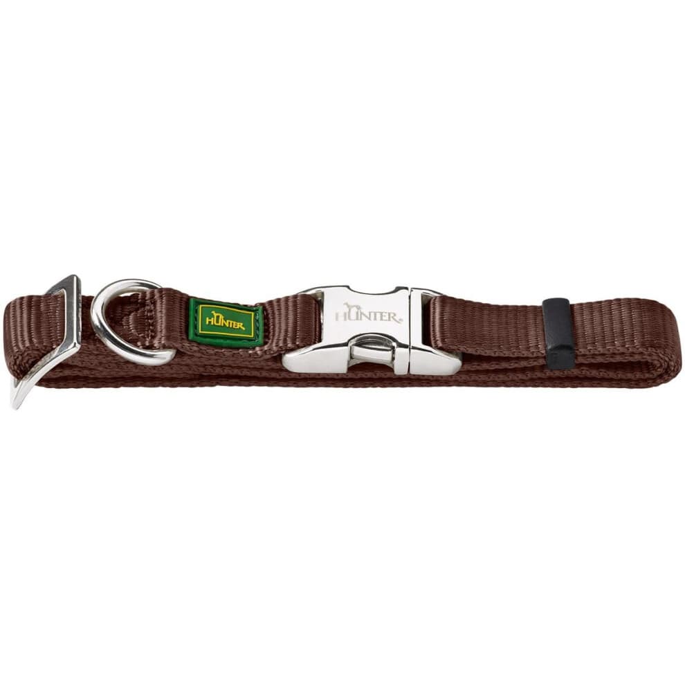 Hunter - Collar Vario Basic aluminum resealable XL 45-65 cm neck brown