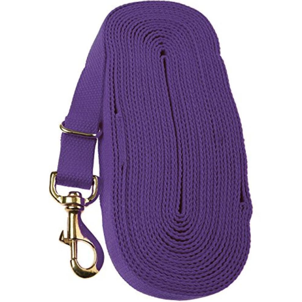 (8m, Purple) Kincade Cotton Lunge Rein