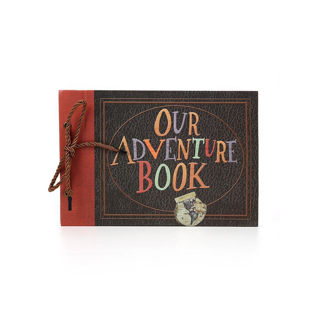 A Scrapbook Photo Album,Our Adventure Book Scrapbook,Hard Cover Travel Scrapbook for Anniversary, Wedding, Travelling
