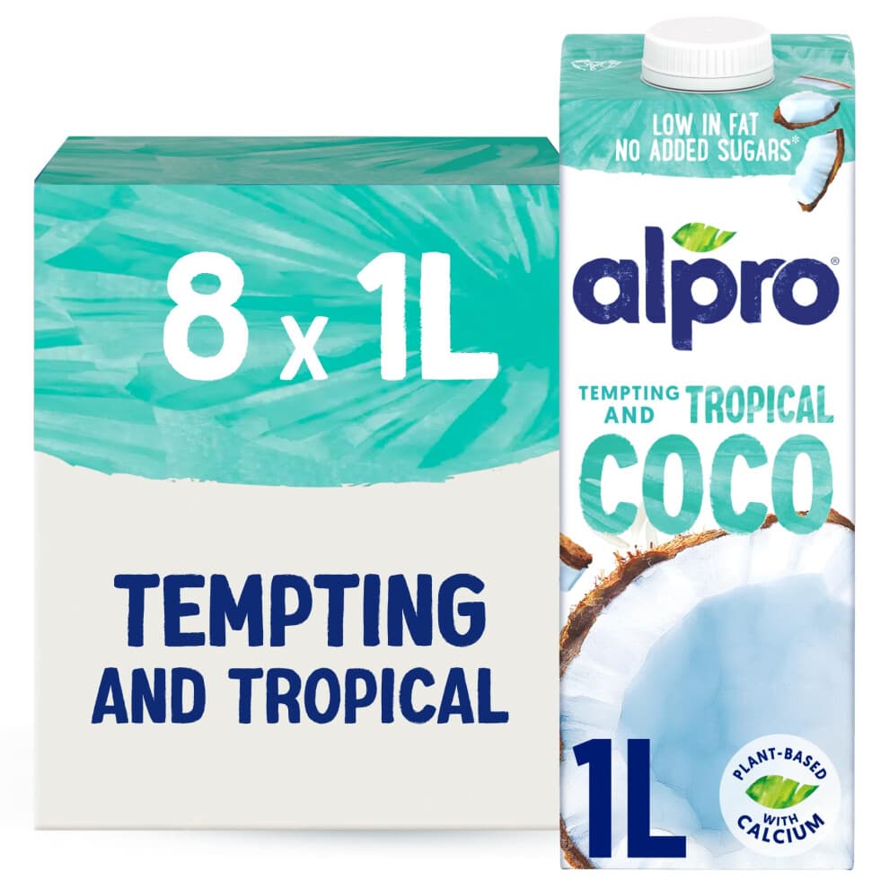 Alpro Coconut Drink - Plant - 1l (Pack 8)