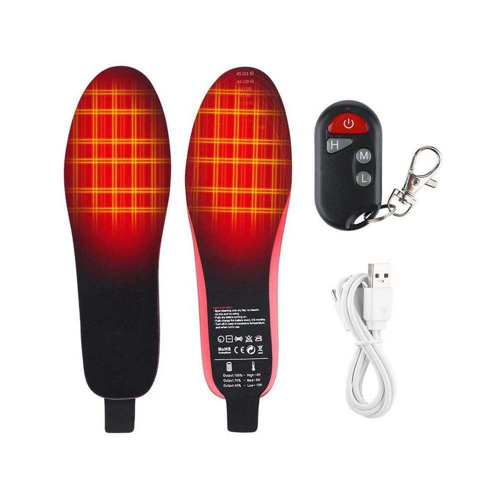 Heating Insoles Temperature-Controlled Foot Warmers Electrically Heated Insoles Large-Size Thermal Insoles S